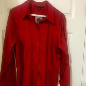 Antonio Melani Ruby Red Blouse